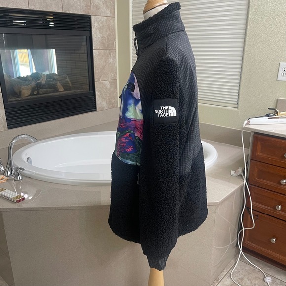 Womens North Face LARGE Denali Heavy Fleece Full Zip Jacket Alfie Kungu TNF55 - Picture 2 of 14